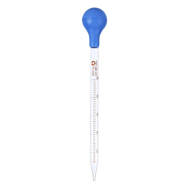 G92E Glass Pipettes Set Glass Graduated Dropper Pipette 0.5ml 1ml 2ml 3ml 5ml 10ml with Rubber Droppers Cleaning Brush
G92E Glass Pipettes Set Glass Graduated Dropper Pipette 0.5ml 1ml 2ml 3ml 5ml 10ml with Rubber Droppers Cleaning Brush