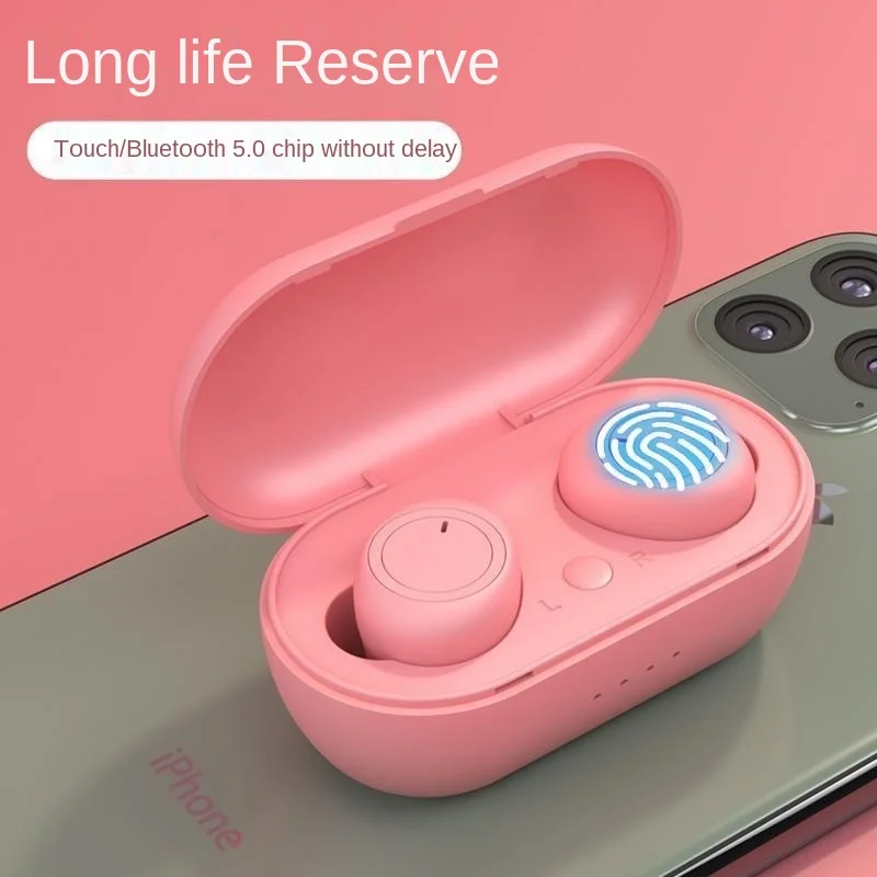 NEW TWS Bluetooth Earphone 5.0 Wireless Headset IPX6 Waterproof Deep Bass Earbuds True Stereo Headphone Sport Earphones | Электроника