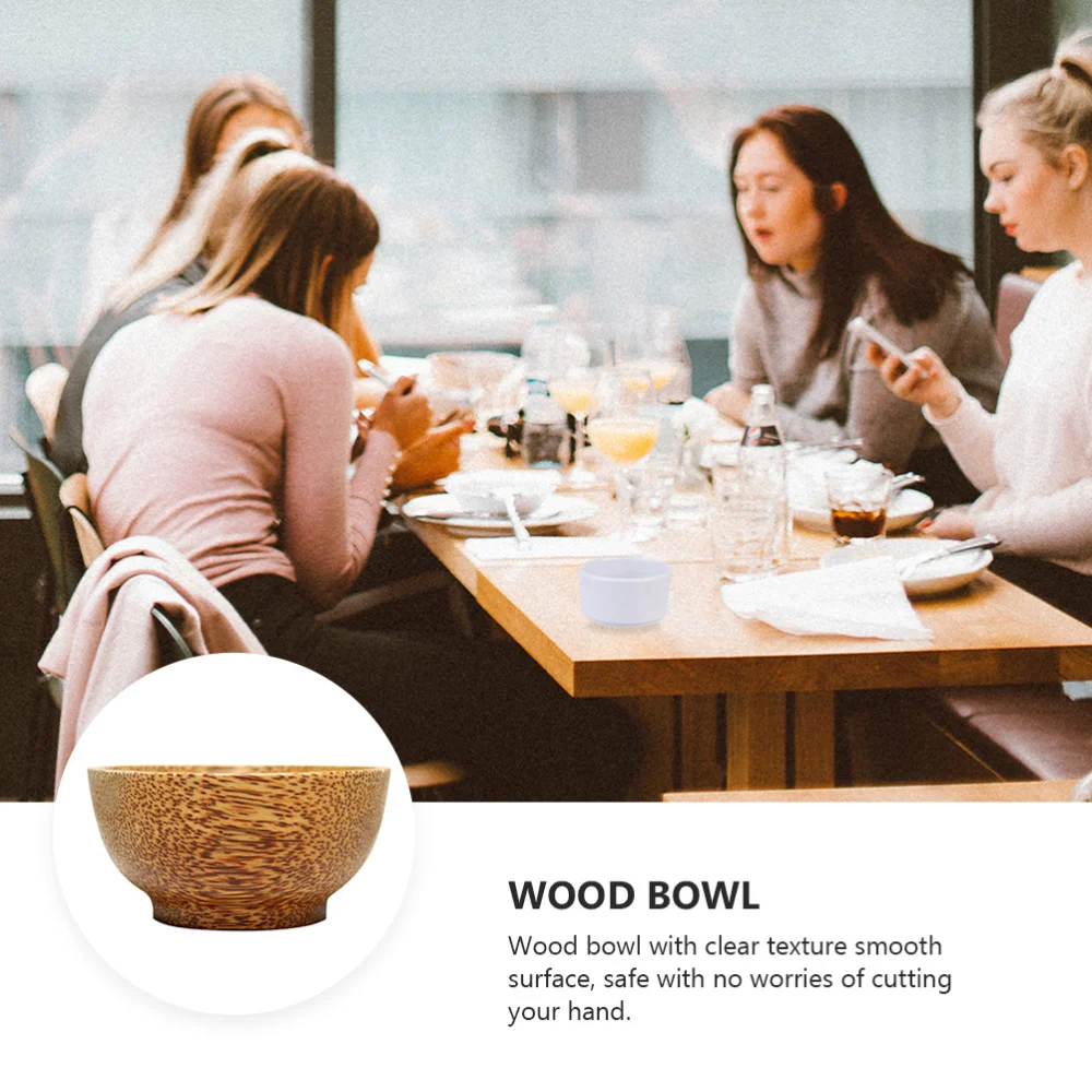 Wooden Soup Bowl Fruit Salad Food Storage Container Home Wooden Tableware
Wooden Soup Bowl Fruit Salad Food Storage Container Home Wooden Tableware