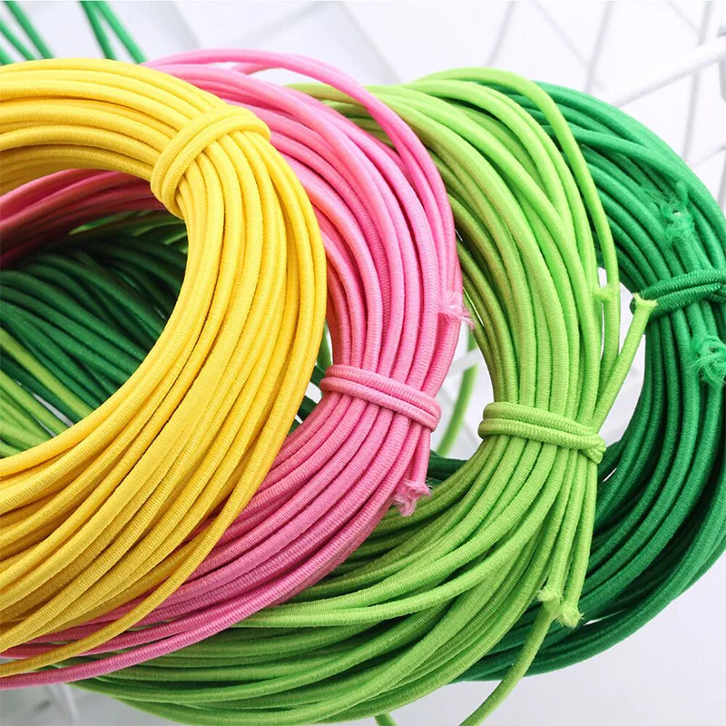 45m/lot 2mm Colorful High-Quality Round Elastic Band Round Elastic Rope Rubber Band Elastic Line Sewing Accessories Elastic Cord
45m/lot 2mm Colorful High-Quality Round Elastic Band Round Elastic Rope Rubber Band Elastic Line Sewing Accessories Elastic Cord