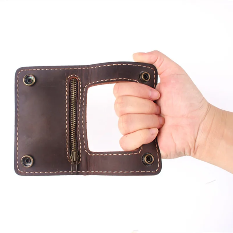 A365 Crazy horse leather leather racket top layer cowhide coin purse handmade EDC portable defense Boston leather racket
A365 Crazy horse leather leather racket top layer cowhide coin purse handmade EDC portable defense Boston leather racket