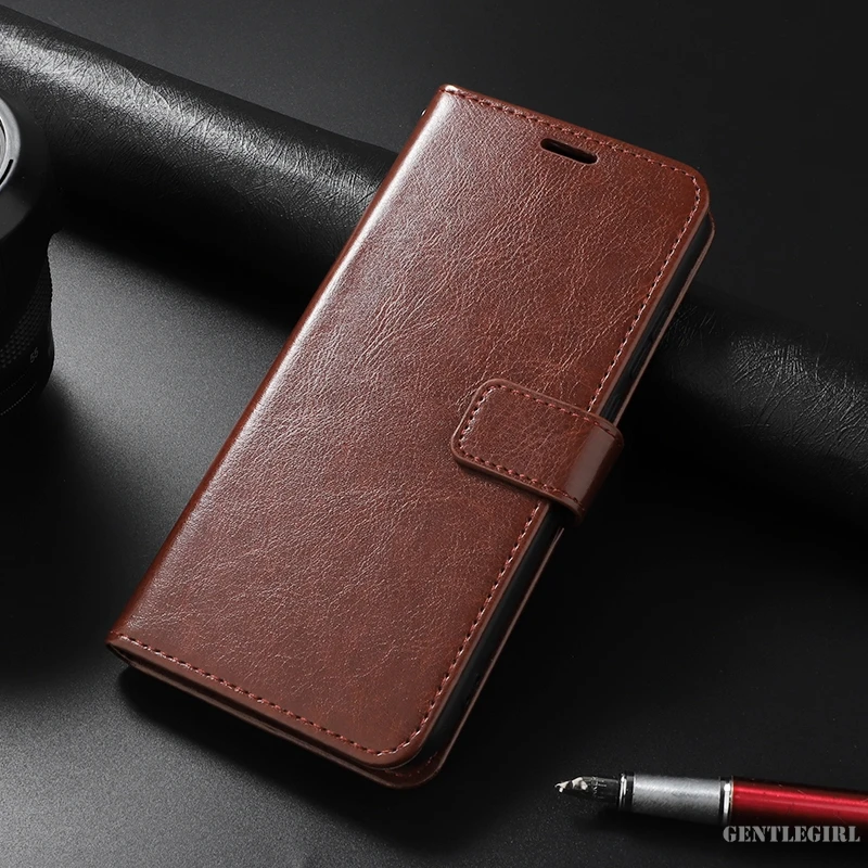 Цветной мягкий чехол-книжка из искусственной кожи с подставкой для iPhone 5 5S 6 6s 7 8 Plus