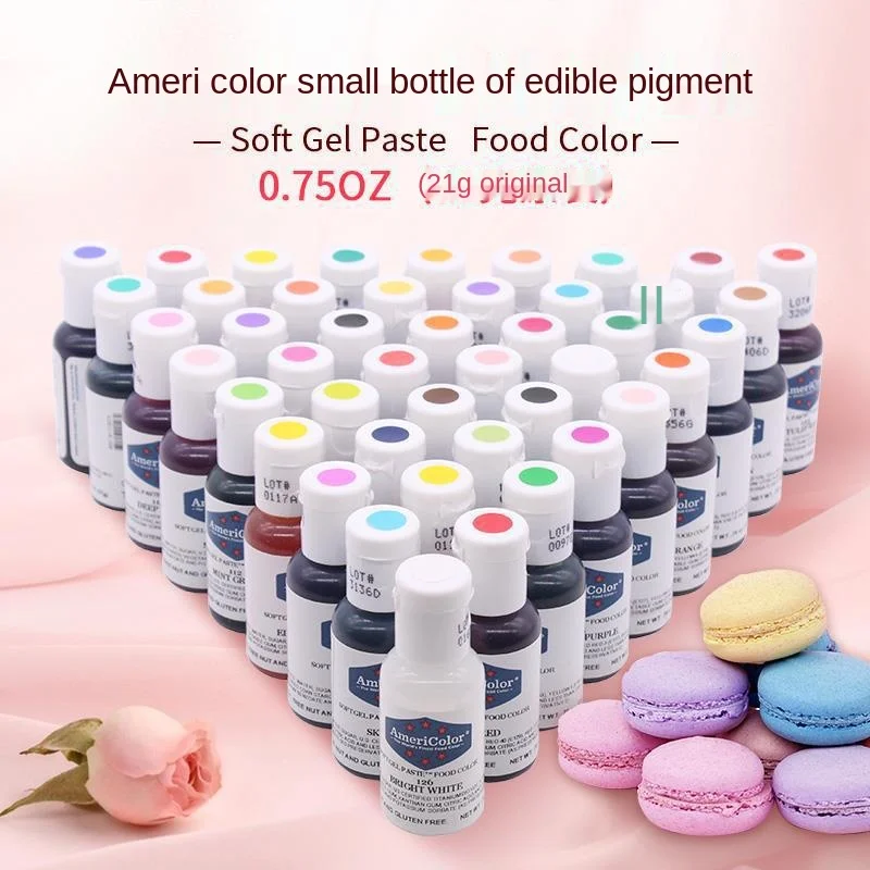 Free Shipping America Americolor Natural Edible Pigment 27colors Color Cream Fondant Cake Macaroon Cream Pigment 1PCS 21g
Free Shipping America Americolor Natural Edible Pigment 27colors Color Cream Fondant Cake Macaroon Cream Pigment 1PCS 21g