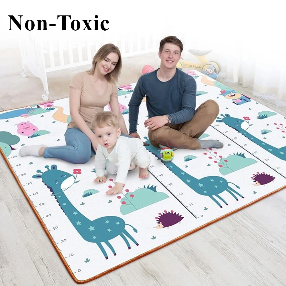 

200cm*180cm Non-Toxic XPE Baby Play Mat Toys for Children Safety Rug Playmat Developing Mats Crawling Pad Carpet All Seasons