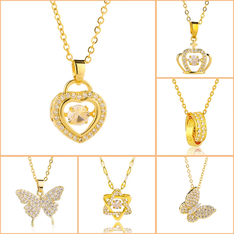 Korean Trendy Crown Butterfly Rings Necklace for Women Stainless Steel Jewelry Gold Neck Chain Pendant Choker Gift Free Shipping
Korean Trendy Crown Butterfly Rings Necklace for Women Stainless Steel Jewelry Gold Neck Chain Pendant Choker Gift Free Shipping