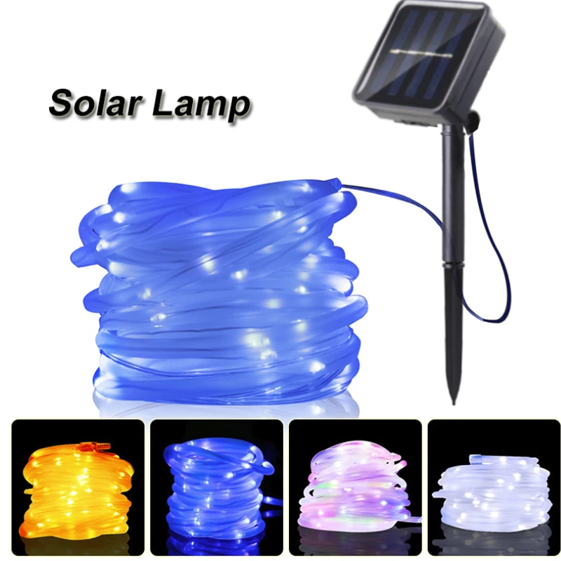 Beautiful Solar Waterproof Rope Tube LED 12M/22M Wedding 8 Functions Creative Twinkle Lights Solar Copper Wire String Light
Beautiful Solar Waterproof Rope Tube LED 12M/22M Wedding 8 Functions Creative Twinkle Lights Solar Copper Wire String Light
