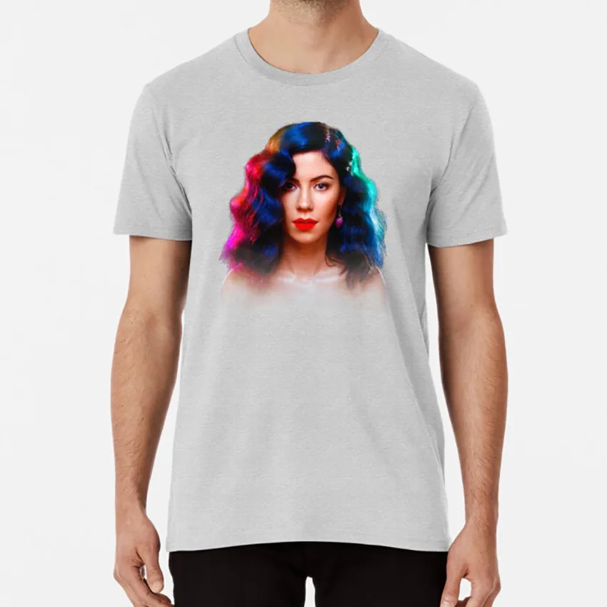 Футболка с изображением Марины и бриллиантов marinaandthediamonds Музыкальная футболка со
