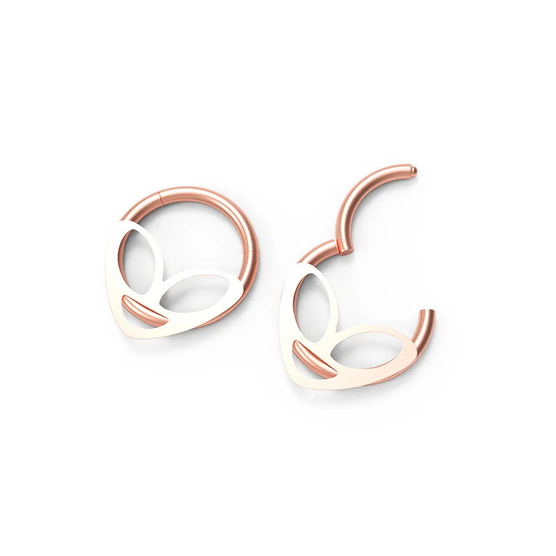 ET Face Hinged Septum Clicker Segment Nose Ring Lip Ear Cartilage Ear Surgical Steel Ring Hoop Helix Body Piercing Jewelry
ET Face Hinged Septum Clicker Segment Nose Ring Lip Ear Cartilage Ear Surgical Steel Ring Hoop Helix Body Piercing Jewelry
