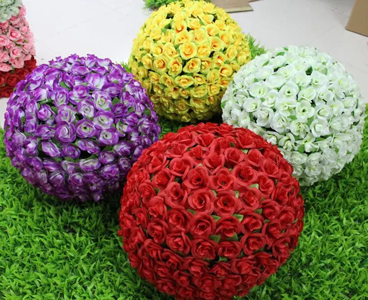 30 Cm 12 Inch Pink Red White Purple Yellow Color Artificial Fabric Roses Flower Ball For Party Wedding Decoration Supplies
30 Cm 12 Inch Pink Red White Purple Yellow Color Artificial Fabric Roses Flower Ball For Party Wedding Decoration Supplies