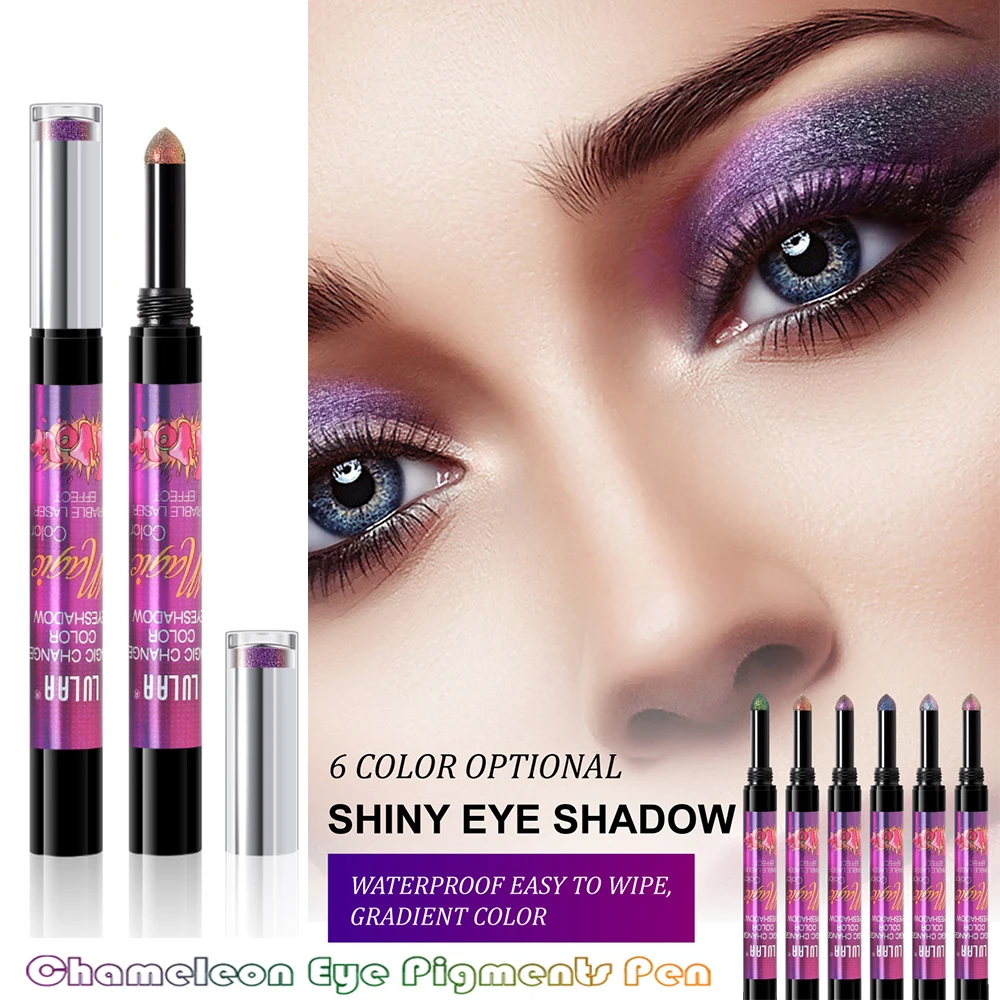 New Glitter Eyeshadow Shiny Professional Eye Shadow Powder Pen Metallic Chameleon Gradient Color
New Glitter Eyeshadow Shiny Professional Eye Shadow Powder Pen Metallic Chameleon Gradient Color