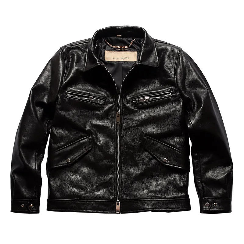 BU20 Read Description! Asian Size Excellent Cow Leather Winter Jacket Men's Classic Cowhide Leather Coat
BU20 Read Description! Asian Size Excellent Cow Leather Winter Jacket Men's Classic Cowhide Leather Coat