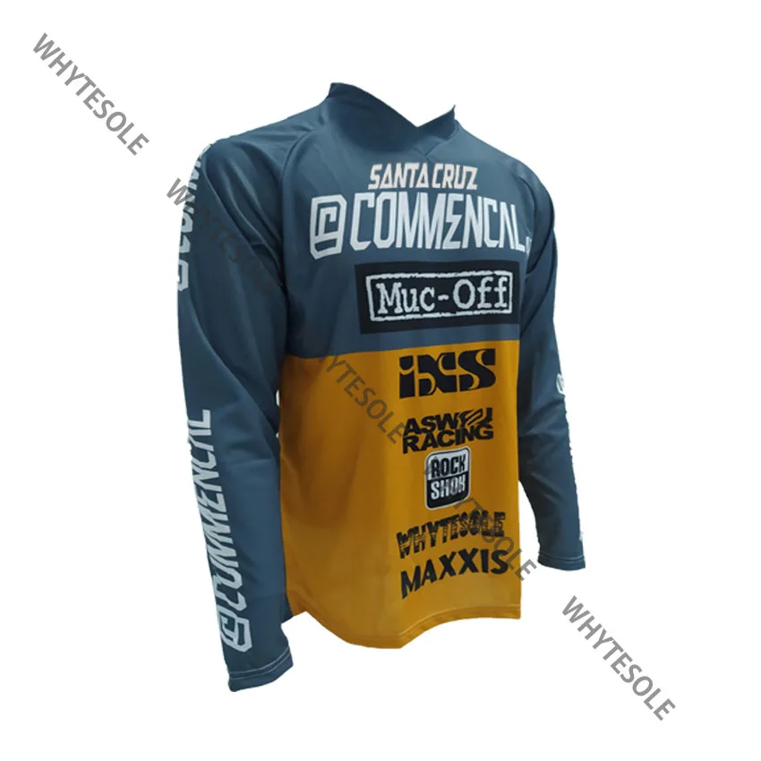 2021 настраиваемая рубашка moto enduro Moto cross Mtb rcycle mx Bike downhill jersey BMX DH | Спорт и