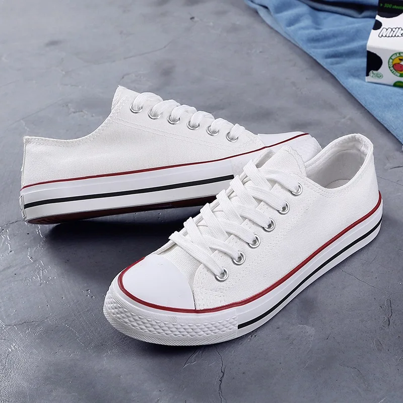 Breathable Walking Canvas Shoes Women's Vulcanize Shoes New Style Sneakers Ladies Lace-up Casual Shoes Tenis Feminino Plus Size
Breathable Walking Canvas Shoes Women's Vulcanize Shoes New Style Sneakers Ladies Lace-up Casual Shoes Tenis Feminino Plus Size