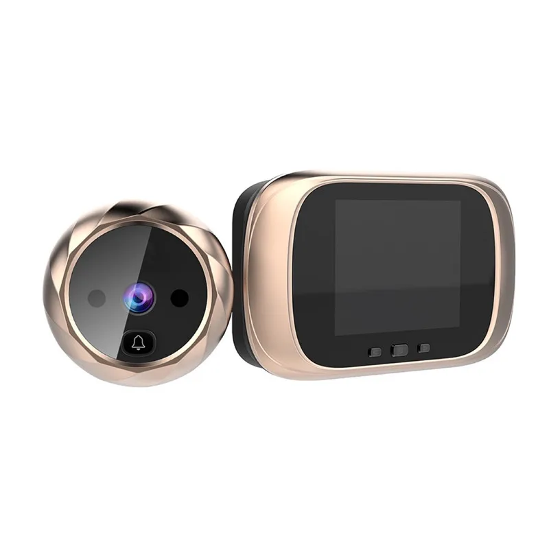 New 2.8 inch LCD Color Screen Digital Doorbell Smart Electronic Peephole Night Vision Door Video Camera Viewer Outdoor Door Bell
New 2.8 inch LCD Color Screen Digital Doorbell Smart Electronic Peephole Night Vision Door Video Camera Viewer Outdoor Door Bell