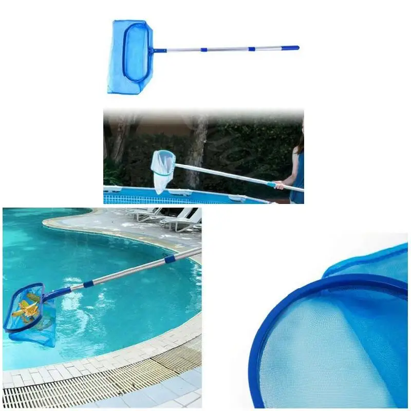 Swimming Pool Deep Bag Leaf Rake Mesh Skimmer With Telescopic Pole Cleaning Tool ALS88
Swimming Pool Deep Bag Leaf Rake Mesh Skimmer With Telescopic Pole Cleaning Tool ALS88