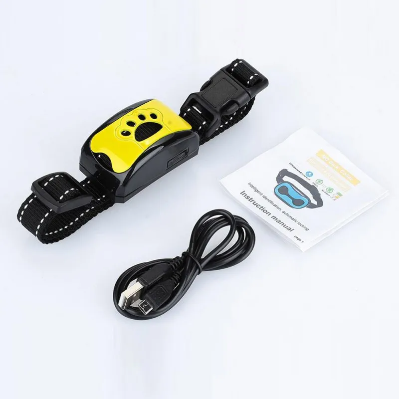 Pet Dog Barking Device Intelligent Automatic Adjustment Prompt Sound Vibration Waterproof Durable Pet Dog Trainings Supplies
Pet Dog Barking Device Intelligent Automatic Adjustment Prompt Sound Vibration Waterproof Durable Pet Dog Trainings Supplies