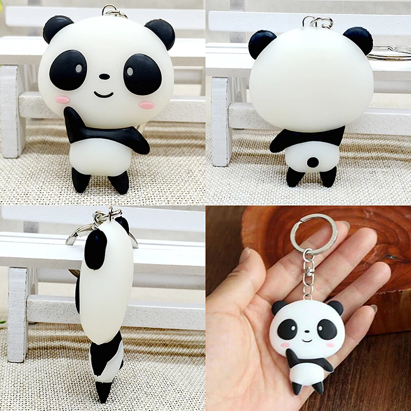 Cute Creative Cartoon Keychain Silicone Jewelry Animal Panda Key Chain Car Girls Bag Keyring Ornaments Accessories Gift llaveros 
Cute Creative Cartoon Keychain Silicone Jewelry Animal Panda Key Chain Car Girls Bag Keyring Ornaments Accessories Gift llaveros