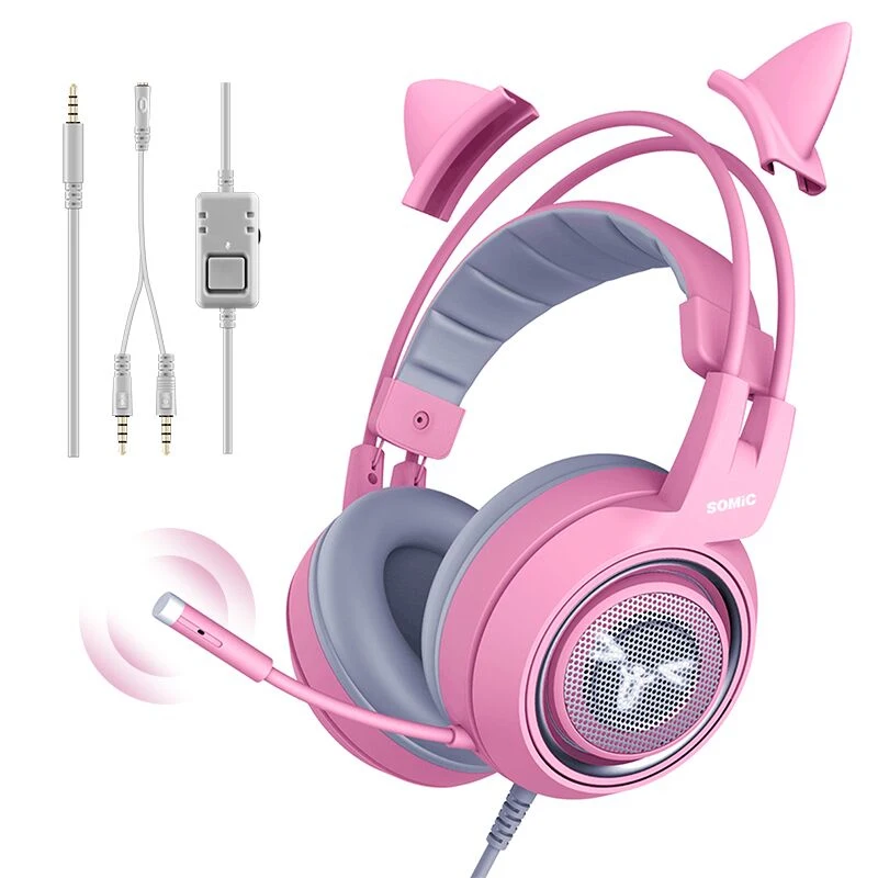 Wired Headphones Helmet Cat Ear Earphone Stereo Girls Helmets Noise Cancel Earbud With Microphone Trinkets Gifts
Wired Headphones Helmet Cat Ear Earphone Stereo Girls Helmets Noise Cancel Earbud With Microphone Trinkets Gifts