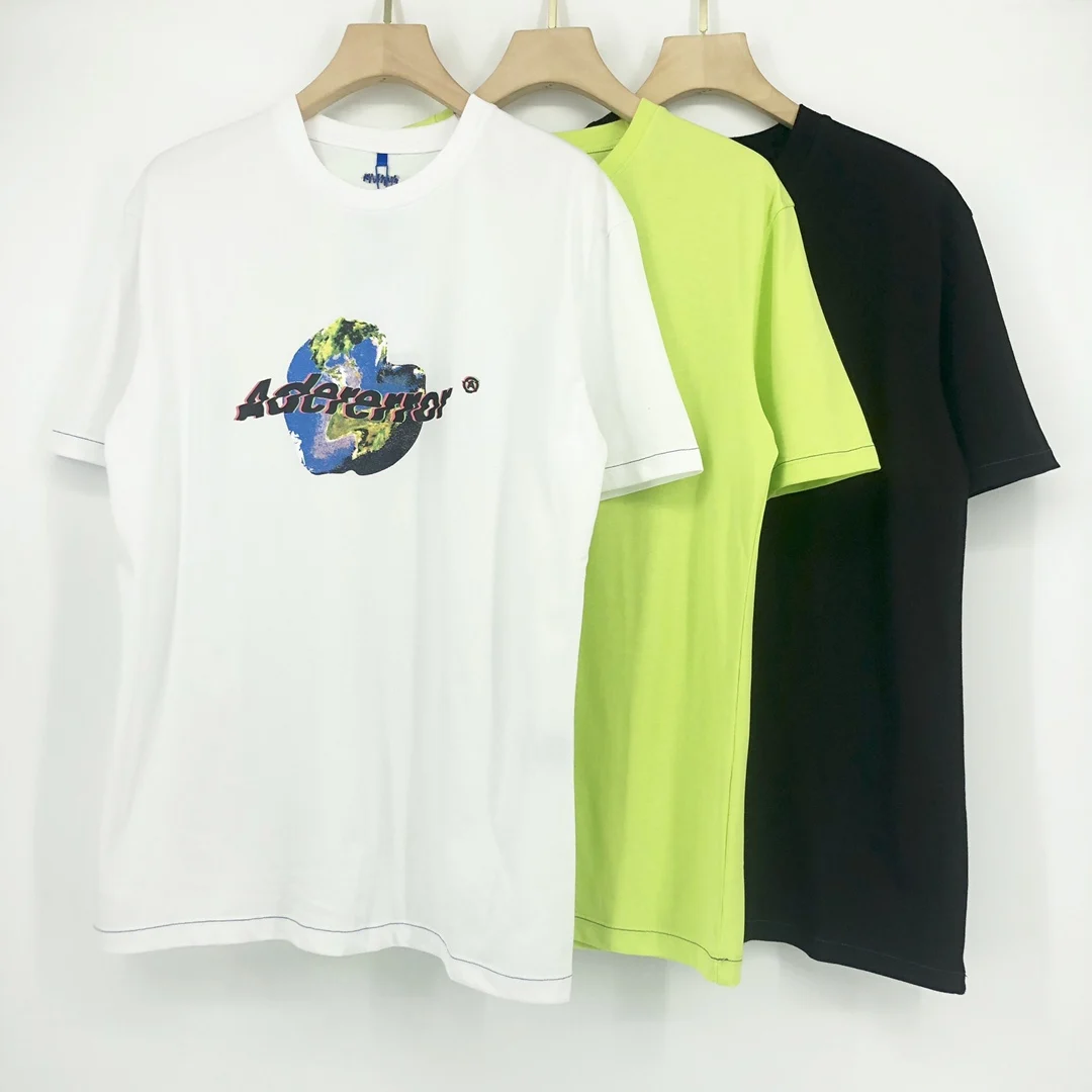 Korea ADER ERROR T Shirt Men Women Transformed Earth Letter Print Loose Round Collar T-shirt Fashion Trend High Street T-shirt
Korea ADER ERROR T Shirt Men Women Transformed Earth Letter Print Loose Round Collar T-shirt Fashion Trend High Street T-shirt