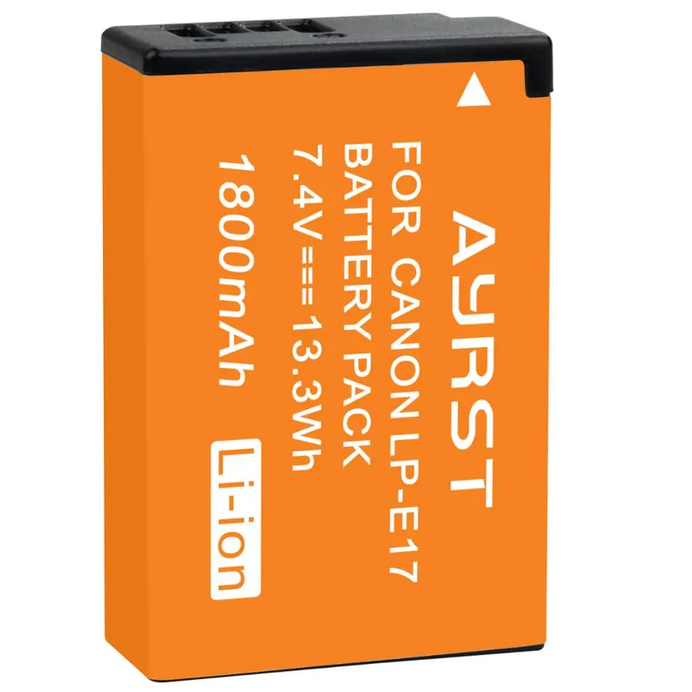1800mAh LPE17 LP E17 LP-E17 Battery + 2-slot dual charger for Canon EOS 200D M3 M5 M6 750D 760D T6i T6s 800D 8000D Kiss X8i SL2 |