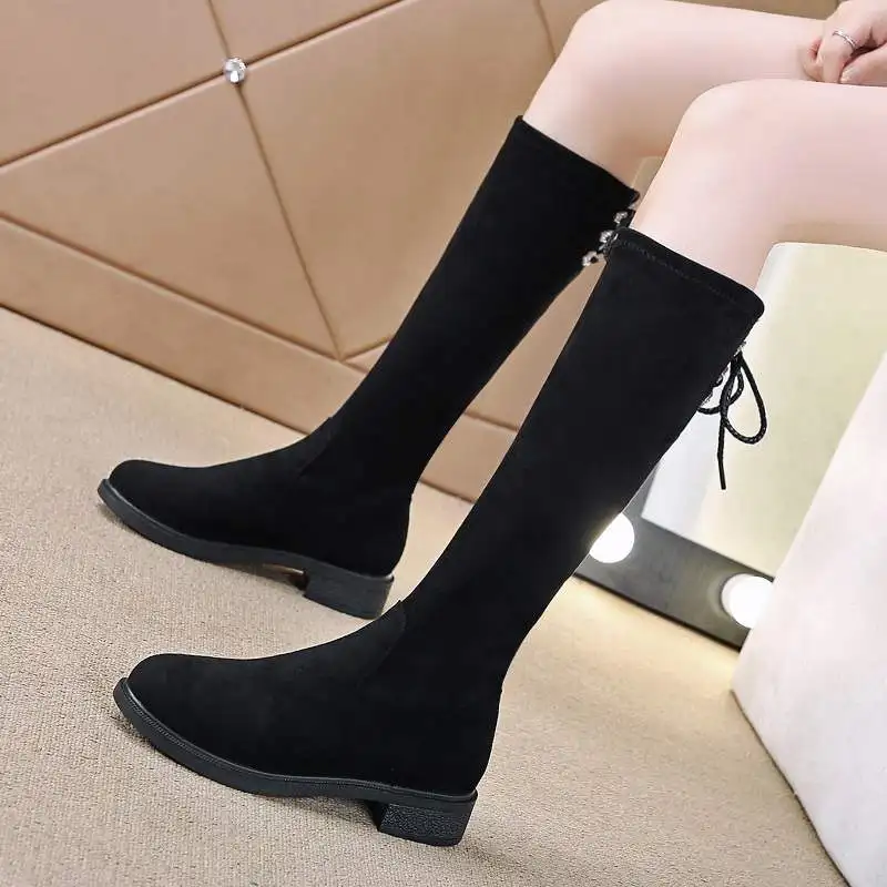 Lady Boots Flat Heel Round Toe Winter Shoes For Women Luxury Designer Sexy Thigh High Heels High Sexy Boots-women
Lady Boots Flat Heel Round Toe Winter Shoes For Women Luxury Designer Sexy Thigh High Heels High Sexy Boots-women