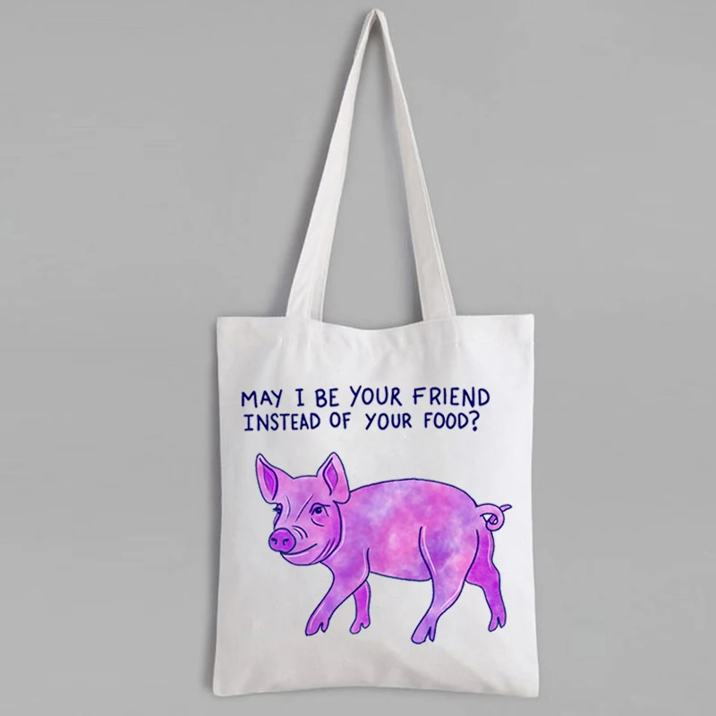 Friends Not Food Tote Bag Canvas Vegan Canvas Bag Proud To Be Vegan Designer Tote Bag Vegan Gift Shopping Bags Fashion
Friends Not Food Tote Bag Canvas Vegan Canvas Bag Proud To Be Vegan Designer Tote Bag Vegan Gift Shopping Bags Fashion