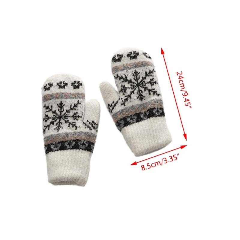 Women Winter Warm Full Finger Delicate Print Gloves Cute Snowflake Imitation Cashmere Windproof Mittens
Women Winter Warm Full Finger Delicate Print Gloves Cute Snowflake Imitation Cashmere Windproof Mittens