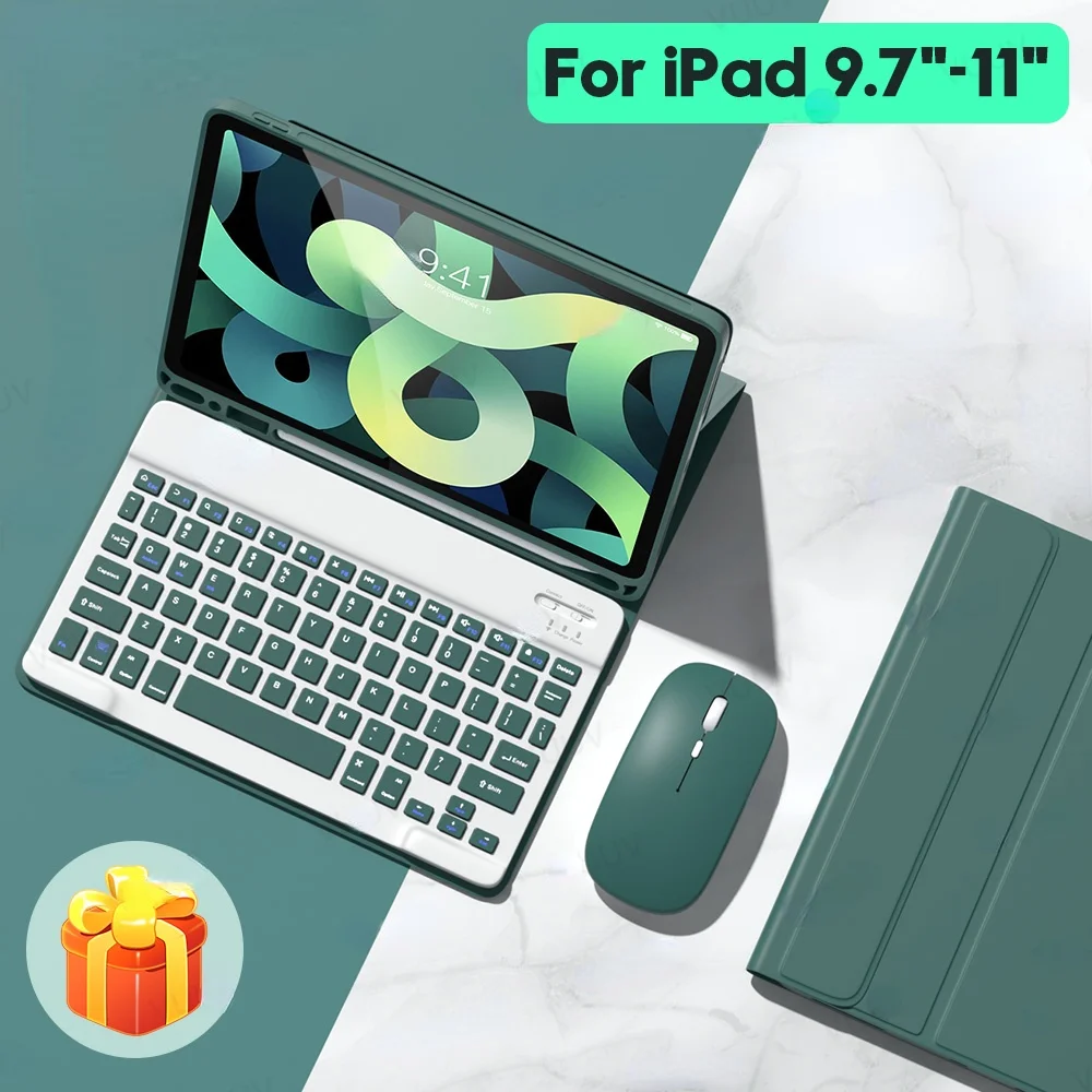 Чехол с клавиатурой для iPad Air 4 3 2, Чехол для iPad Pro 11 2020 2021 10,5 9,7 5th 6th 10,2 7th 8th поколения, чехол с держателем для карандаша
Чехол с клавиатурой для iPad Air 4 3 2, Чехол для iPad Pro 11 2020 2021 10,5 9,7 5th 6th 10,2 7th 8th поколения, чехол с держателем для карандаша