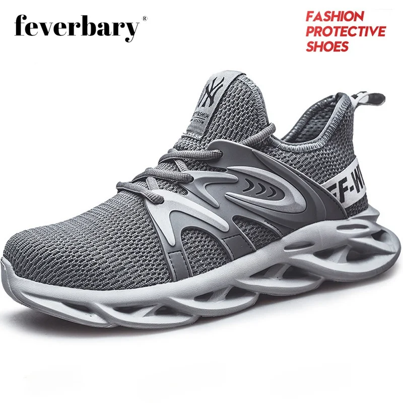 Feverbary Men Safety Shoes Lightweight Steel Toe Work Boots Women Mesh Comfortable Sports Trainer 
Feverbary Men Safety Shoes Lightweight Steel Toe Work Boots Women Mesh Comfortable Sports Trainer