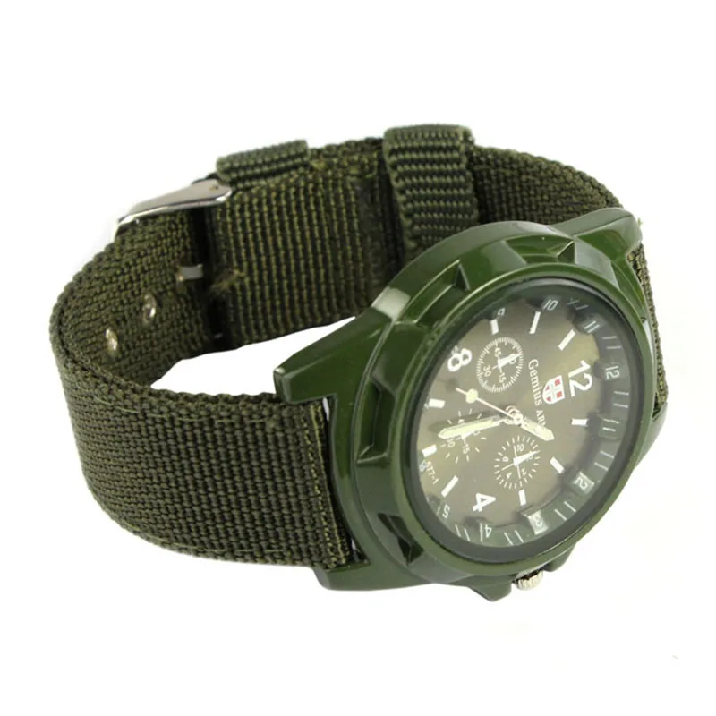 Top brand Relogio Masculino Fashion Gemius Army Racing Force Military Sport Men Officer Fabric Band Watch
Top brand Relogio Masculino Fashion Gemius Army Racing Force Military Sport Men Officer Fabric Band Watch