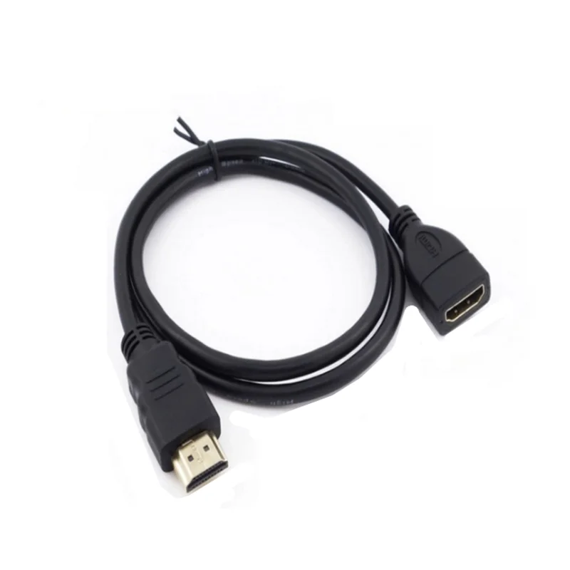 Удлинительный кабель совместимый с HDMI штекер-гнездо 1080P 3D 1 4 В hdmi-кабель для HD TV LCD
