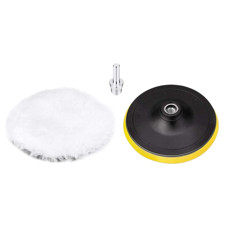 1 Pcs 6 Inch/15cm Sponge M14 Wheel Polishing Waxing Pad Kit Tool & 1 Set 6 Inch Buffing and Polishing Pad Kit
1 Pcs 6 Inch/15cm Sponge M14 Wheel Polishing Waxing Pad Kit Tool & 1 Set 6 Inch Buffing and Polishing Pad Kit