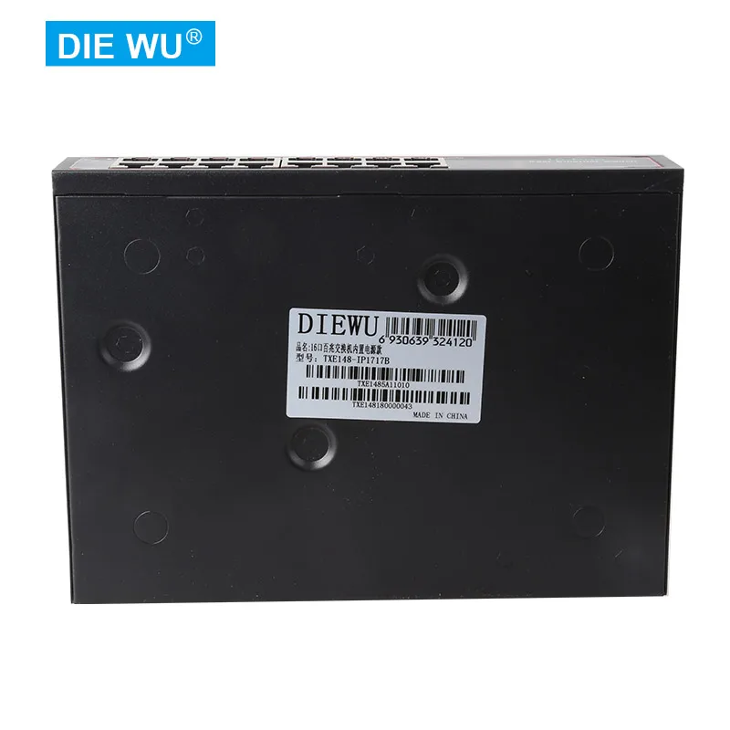TXE148 16 port 10/100M Fast Ethernet Network Switch/Desktop or Wall-Mounting/Iron shell Ethernet Splitter/Built-in power adapter
TXE148 16 port 10/100M Fast Ethernet Network Switch/Desktop or Wall-Mounting/Iron shell Ethernet Splitter/Built-in power adapter