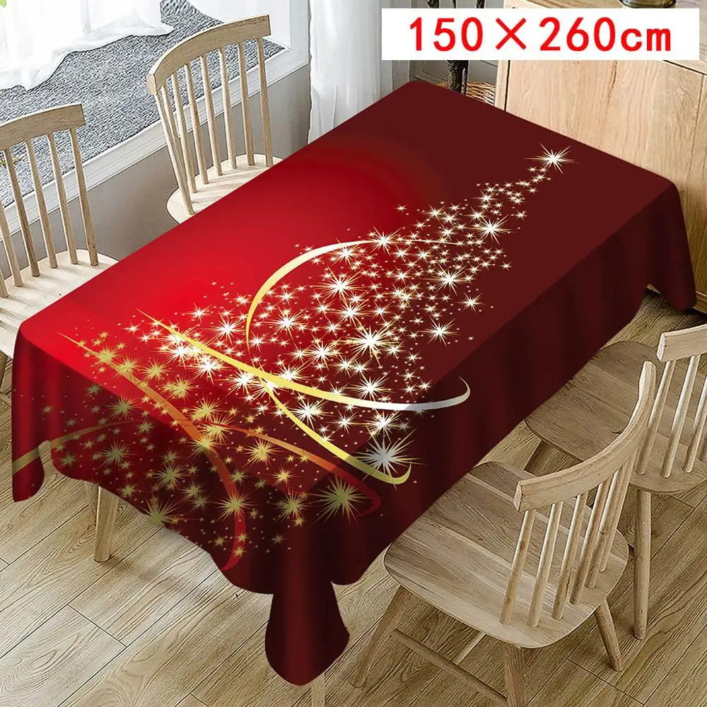 Christmas Tablecloth Print Rectangle Table Cover Holiday Party Home Decor nappe de table rectangulaire table cover
Christmas Tablecloth Print Rectangle Table Cover Holiday Party Home Decor nappe de table rectangulaire table cover