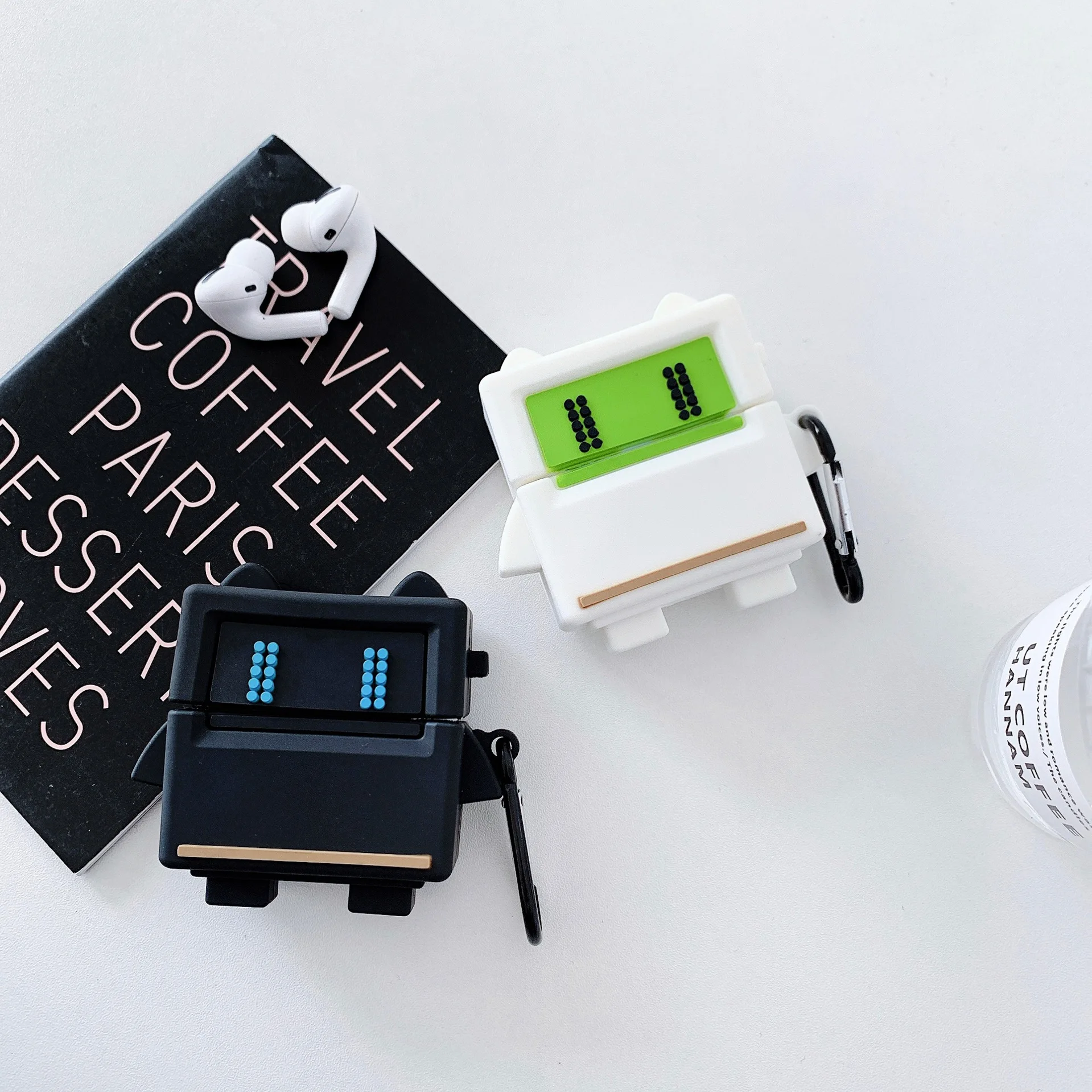 Cartoon Robot Stand For AirPods Pro Wireless Bluetooth Earphone/Earbuds Protective Cover Case for AirPods 1 2 Pro Charging Box
Cartoon Robot Stand For AirPods Pro Wireless Bluetooth Earphone/Earbuds Protective Cover Case for AirPods 1 2 Pro Charging Box