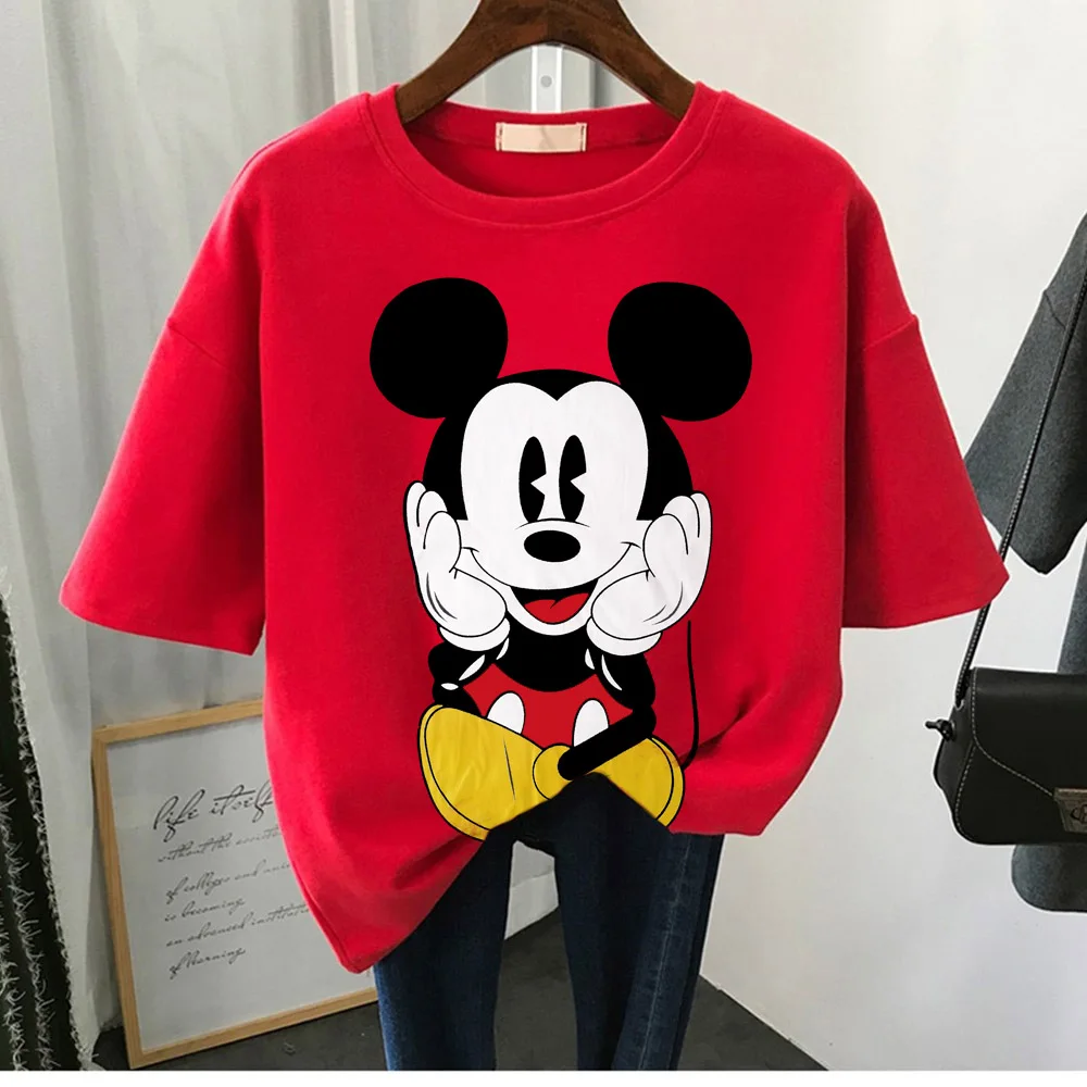 Футболка женская оверсайз с мультяшным рисунком Disney, Повседневная Уличная одежда в стиле улззанг, хип-хоп, рубашка с коротким рукавом в стил...
Футболка женская оверсайз с мультяшным рисунком Disney, Повседневная Уличная одежда в стиле улззанг, хип-хоп, рубашка с коротким рукавом в стил...