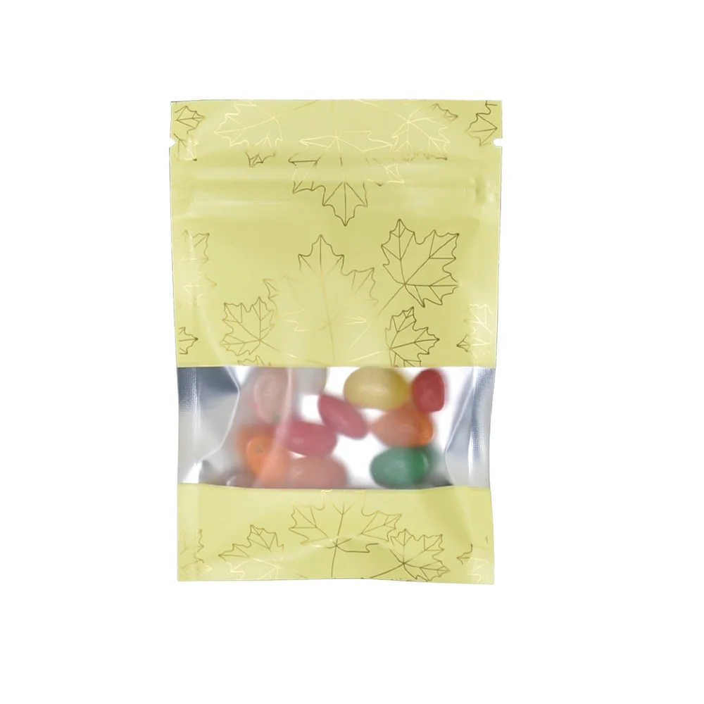 100Pcs/lot Resealable Zipper Bags Matte Yewllow Aluminum Foil Zip Lock Storage Bag for Food Snack Package Pouches
100Pcs/lot Resealable Zipper Bags Matte Yewllow Aluminum Foil Zip Lock Storage Bag for Food Snack Package Pouches
