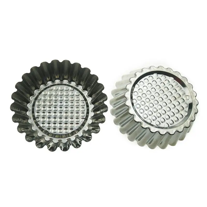 20PCS Stainless Steel Egg Tart Mold Round Shape Fluted Design Cupcake Baking Molds Reusable Metal Muffin Baking Cups
20PCS Stainless Steel Egg Tart Mold Round Shape Fluted Design Cupcake Baking Molds Reusable Metal Muffin Baking Cups