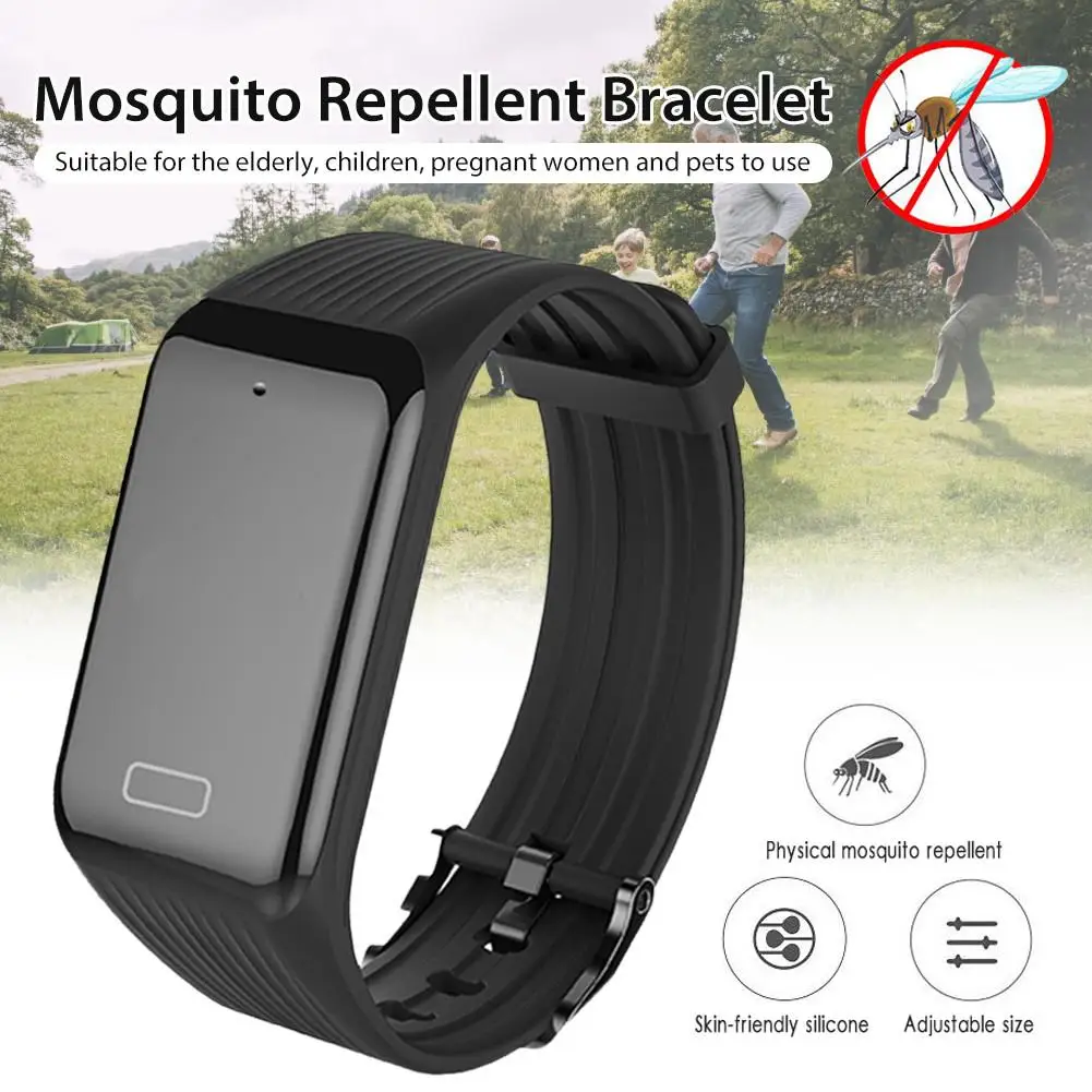 Ultrasonic Mosquito Repellent Bracelet Anti Moustique Band Plant Oil Pest Control Repeller Silicone Strap Wrist Bands with Charg
Ultrasonic Mosquito Repellent Bracelet Anti Moustique Band Plant Oil Pest Control Repeller Silicone Strap Wrist Bands with Charg
