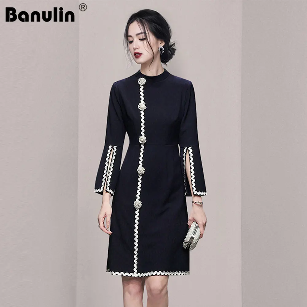 2021 Autumn Elegant Small Fragrance A-line Dress Female's Beading O Neck Flare Sleeve Office Lady Short Mini Dress Vestidos 3308
2021 Autumn Elegant Small Fragrance A-line Dress Female's Beading O Neck Flare Sleeve Office Lady Short Mini Dress Vestidos 3308