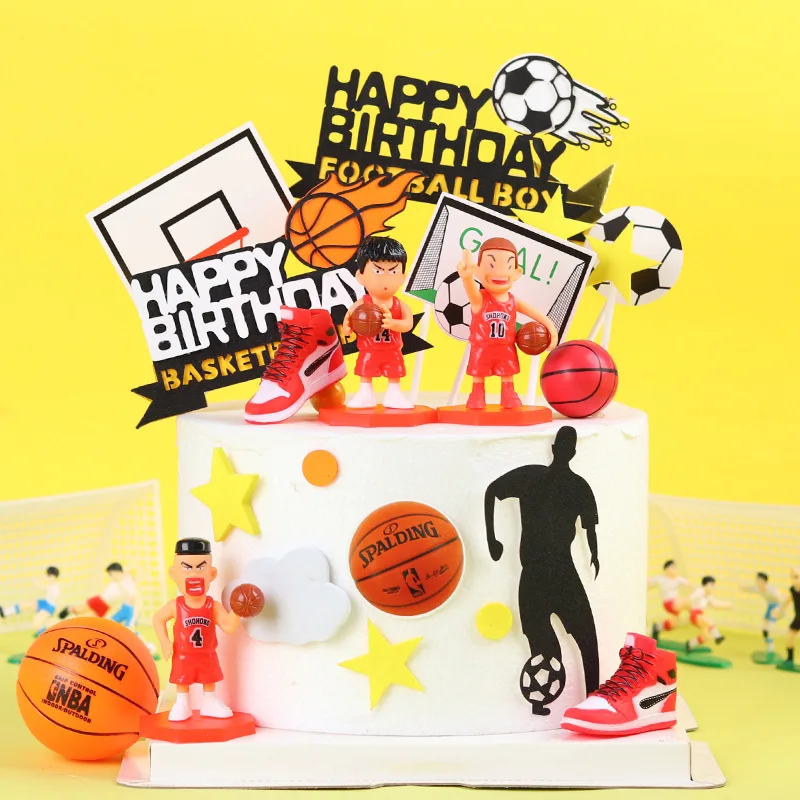 Футбольная бумага для торта на день рождения черные буквы Баскетбол выпечка торта топпер для мальчиков день рождения товары для украшения ... 
Футбольная бумага для торта на день рождения черные буквы Баскетбол выпечка торта топпер для мальчиков день рождения товары для украшения ...