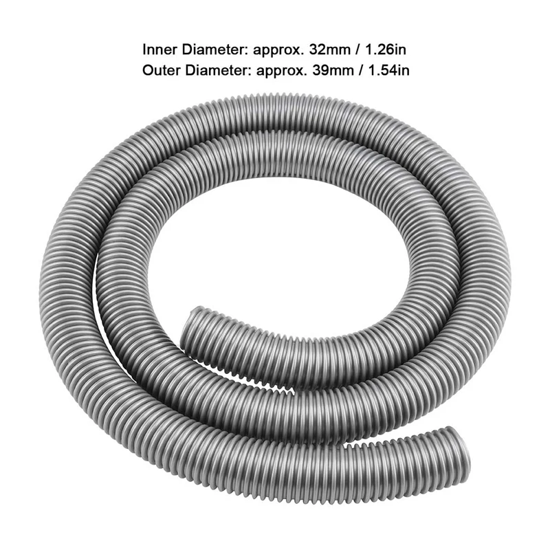 Universal Vacuum Cleaner Hose 2m Length Inner Diameter 32mm Outer Diameter 39mm Vacuum Cleaner Flexible Tube
Universal Vacuum Cleaner Hose 2m Length Inner Diameter 32mm Outer Diameter 39mm Vacuum Cleaner Flexible Tube
