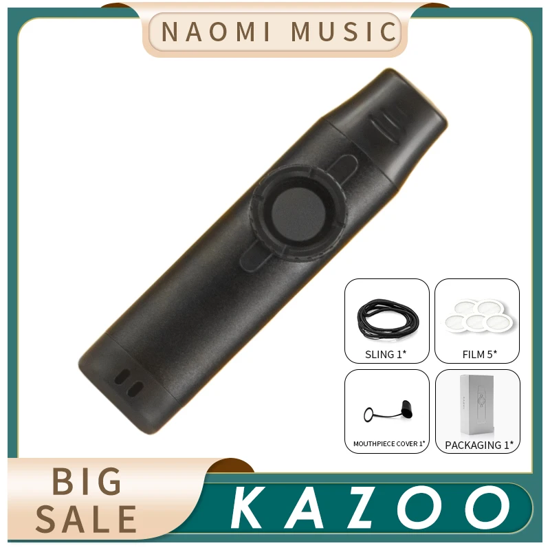 NAOMI Black Mini Kazoo Musical Instrument 5 Kazoo Flute Diaphragms Adjustable Tone Pocket Kazoo Gift For Kids/Adult Music Lovers
NAOMI Black Mini Kazoo Musical Instrument 5 Kazoo Flute Diaphragms Adjustable Tone Pocket Kazoo Gift For Kids/Adult Music Lovers