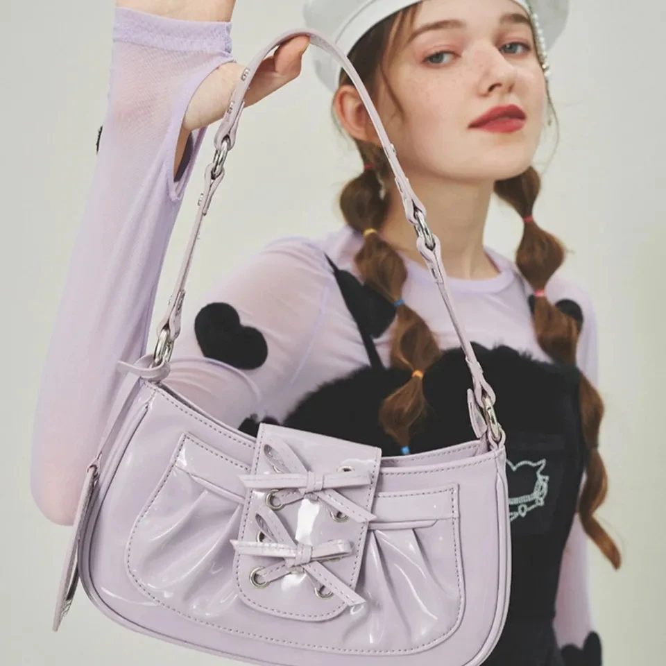 2021 Lacquered Leather Shoulder Bag Ins Love Strap Pleated Bag Y2k Popular Seller Hot Pu Bag Women Luxury
2021 Lacquered Leather Shoulder Bag Ins Love Strap Pleated Bag Y2k Popular Seller Hot Pu Bag Women Luxury