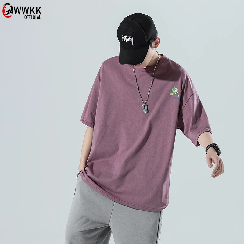 WWKK Men T Shirt Funny Print Japanese Harajuku Casual Style Short Sleeve Tops Tees Summer Streetwear Couple Breatheable Tees
WWKK Men T Shirt Funny Print Japanese Harajuku Casual Style Short Sleeve Tops Tees Summer Streetwear Couple Breatheable Tees
