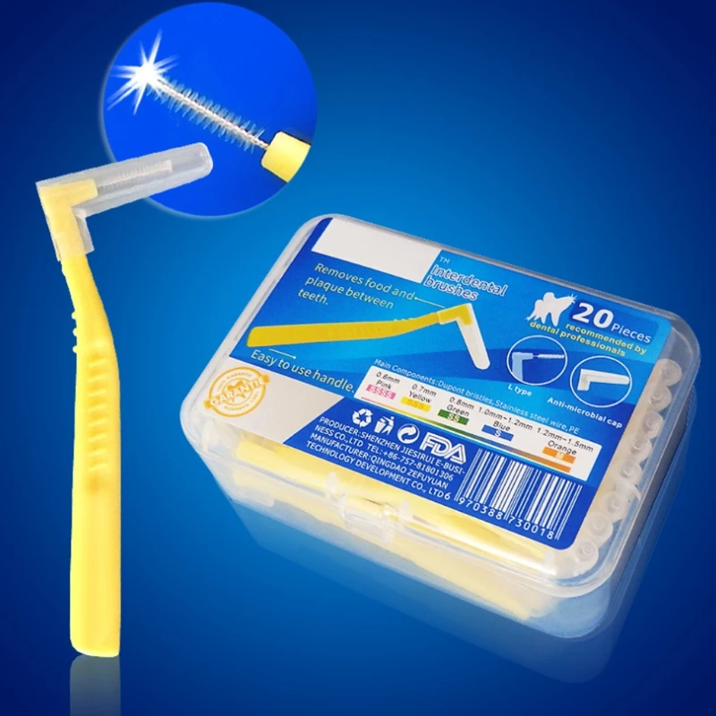L-Shaped Interdental Orthodontic Dental Brush Soft Cleaning Oral Brushes Tool 
L-Shaped Interdental Orthodontic Dental Brush Soft Cleaning Oral Brushes Tool