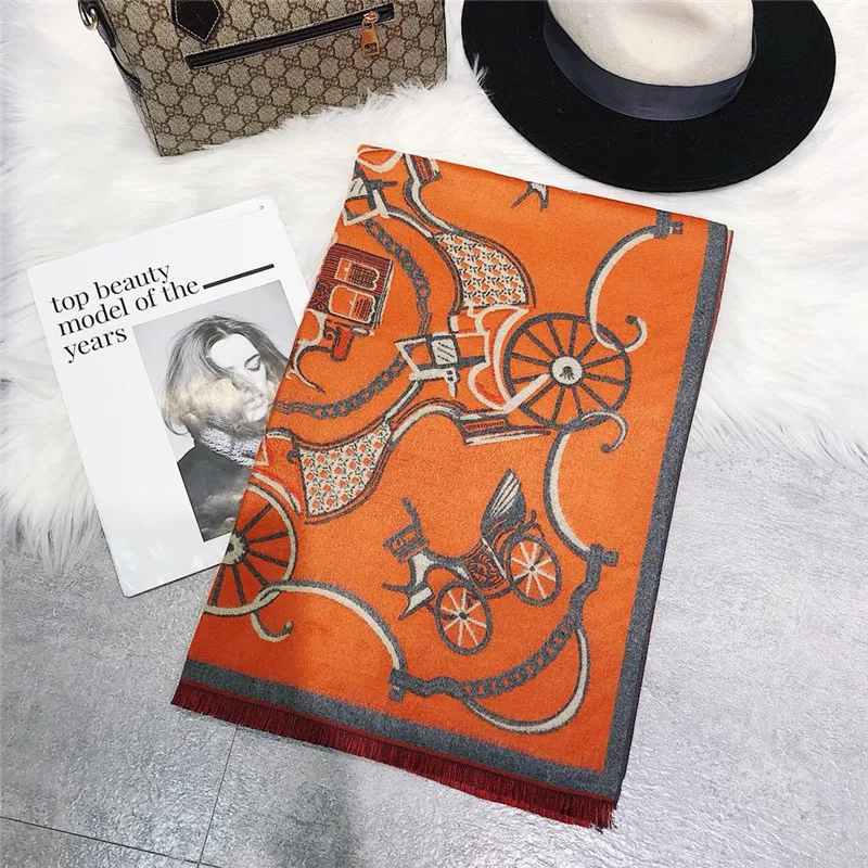 Winter Scarf Women Cashmere Warm Soft Shawls and Wrap Lady Luxury Design Horse Print Pashmina Foulard Bufanda Thick Blanket New
Winter Scarf Women Cashmere Warm Soft Shawls and Wrap Lady Luxury Design Horse Print Pashmina Foulard Bufanda Thick Blanket New