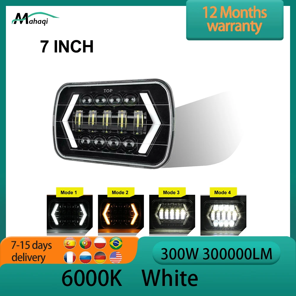 5X7" 7x6" LED Projector Headlight For Ford For GMC For Jeep Cherokee XJ YJ SU Car Accessories
5X7" 7x6" LED Projector Headlight For Ford For GMC For Jeep Cherokee XJ YJ SU Car Accessories