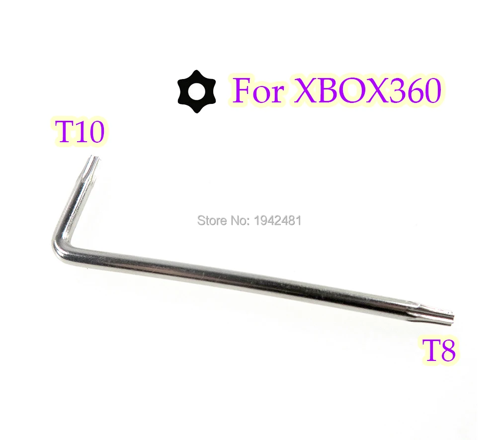 200 шт. 2 в 1 T8 T6 T10 Отвертка Torx отвертка безопасности для XBOX 360 ONE контроллер L ключ