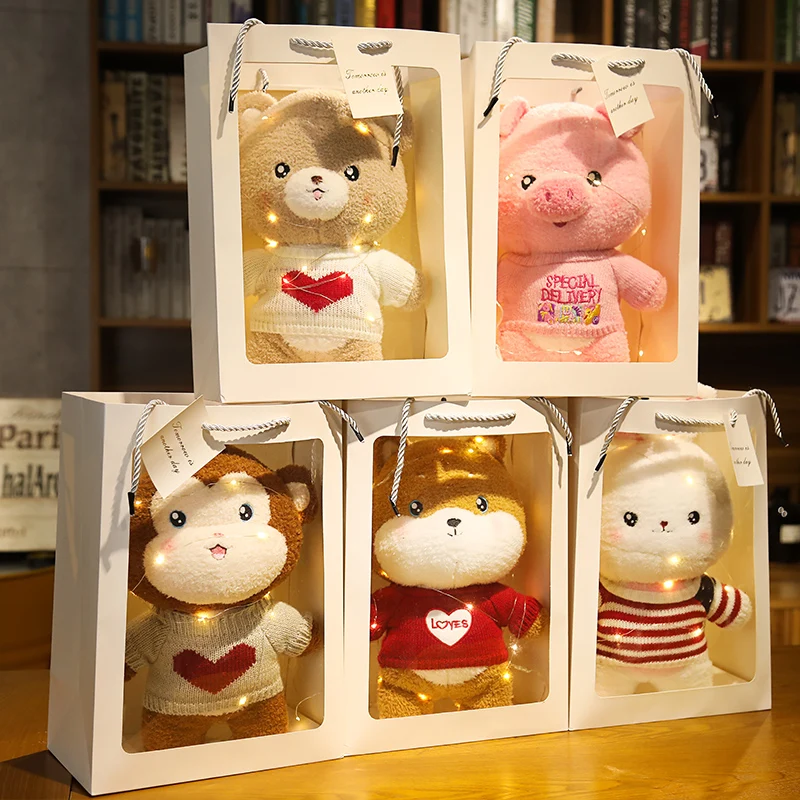 Cartoon Cute Rabbit Bear Shiba Inu Pig Cosplay Dress Up Plush Toys Stuffed Animals Doll Soft Baby Pillow for Kids Birthday Gift
Cartoon Cute Rabbit Bear Shiba Inu Pig Cosplay Dress Up Plush Toys Stuffed Animals Doll Soft Baby Pillow for Kids Birthday Gift